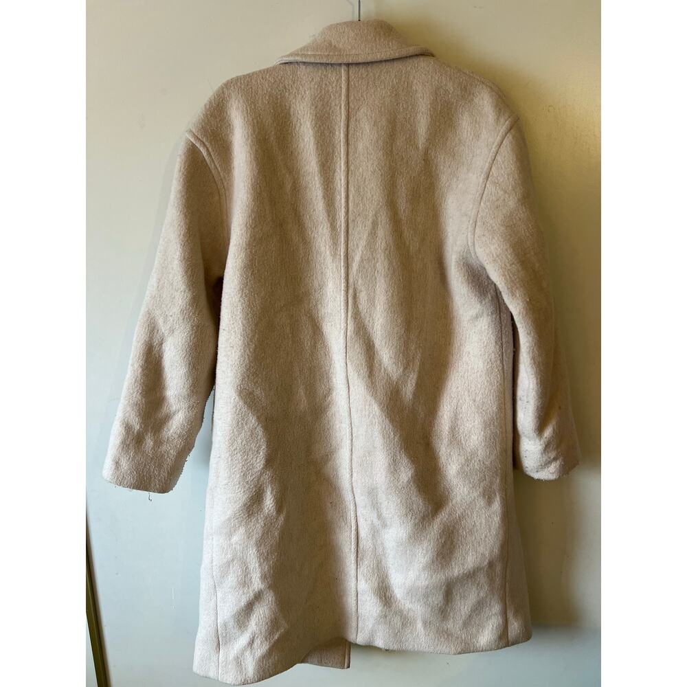 Massimo Dutti Mid-Length Wool Blend Coat - Picture 4 of 10
